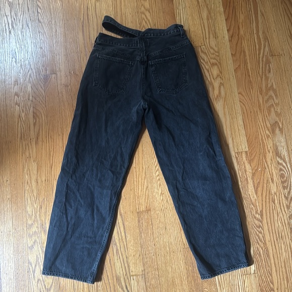 Agolde Broken Waistband Black Jeans Size 28 $250 - Picture 6 of 6